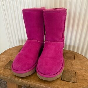 UGG Fuchsia Suede Women's Boots